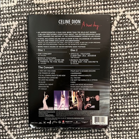 Celine Black and White Performance DVD - Picture 5 of 5